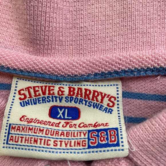 NWT Men’s XL Steve & Barry’s Polo Striped Shirt - Picture 8 of 16